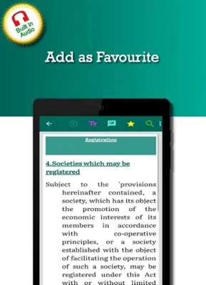 The CoOperative Societies Act 1912 android App screenshot 4