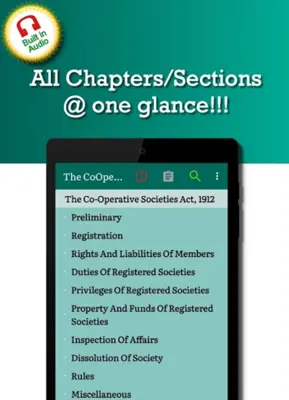 The CoOperative Societies Act 1912 android App screenshot 6